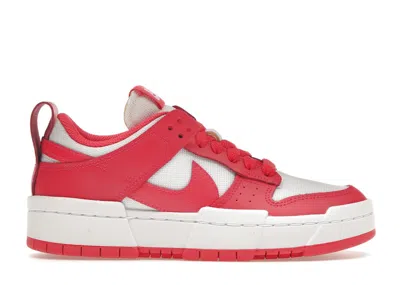 Pre-owned Nike Dunk Low Disrupt (women's) Sneakers In Siren Red/white In Multi
