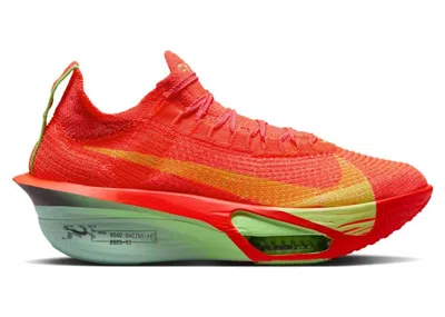 Pre-owned Nike Air Zoom Alphafly Next% 3 (women's) Sneakers In Bright Crimson/lime Blast/mint Foam