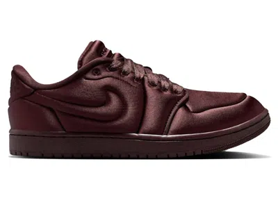 Pre-owned Jordan 1 Low Method Of Make Satin (women's) Sneakers In Earth