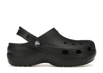 Pre-owned Crocs Classic Platform Clog (women's) Sneakers In Black