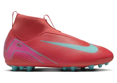 Pre-owned Nike Mercurial Superfly 10 Academy Ag Mad Energy Pack Sneakers In Ember Glow/aurora Green