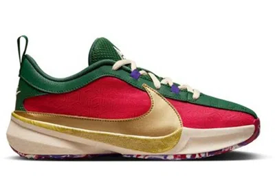 Pre-owned Nike Zoom Freak 5 Keep It A Buck Sneakers In Gym Red/court Purple/flat Opal In Multi