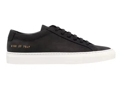 Pre-owned Common Projects Common Project Original Achilles Low Nubuck (women's) Sneakers In Black/white