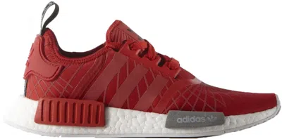 Pre-owned Adidas Originals Nmd R1 Red Mesh (women's) Sneakers In Lush Red/core Black