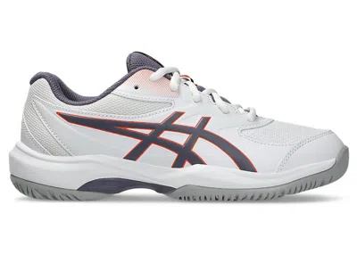 Pre-owned Asics Gelgame Sneakers In White/greyish Purple