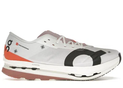Pre-owned On Men's  Running Cloudboom Echo 3 Sneakers In White/flame