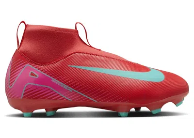 Pre-owned Nike Mercurial Superfly 10 Academy Mg Mad Energy Pack Sneakers In Ember Glow/aurora Green