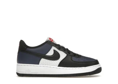 Pre-owned Nike Air Force 1 Low Sneakers In Midnight Navy Blue/black/white In Multi