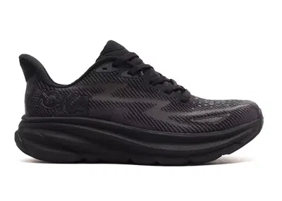 Pre-owned Hoka Clifton 9 Triple (women's) Sneakers In Black