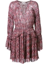 IRO printed peasant dress,DRYCLEANONLY