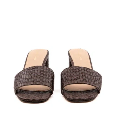 Andrea Gomez Andrea  Gomez Claudia Raffia Mule