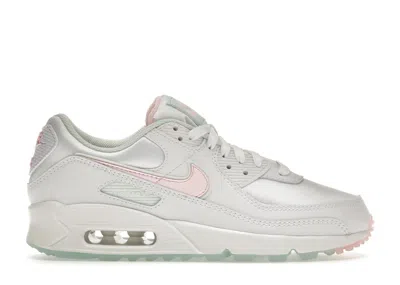 Pre-owned Nike Air Max 90 Essential (women's) Sneakers In White/arctic Punch
