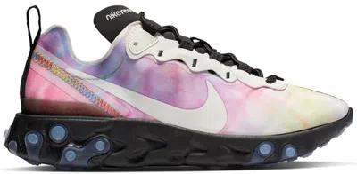 Pre-owned Nike React Element 55 Tie Dye (women's) Sneakers In Color/sail