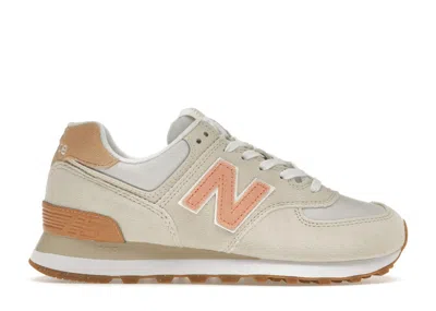 Pre-owned New Balance 574 (women's) Sneakers In Calm Taupe/nimbus Cloud In Multi
