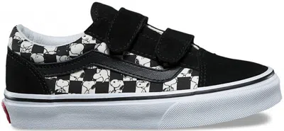 Pre-owned Vans Old Skool Peanuts Sneakers In Snoopy/checkerboard In Multi