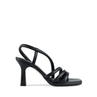 Angel Alarcon Laure Heeled Sandal With Tubular Straps And Mini Leather Platform