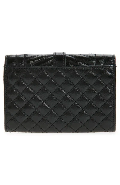 Saint Laurent Cassandre Quilted Leather Envelope Wallet
