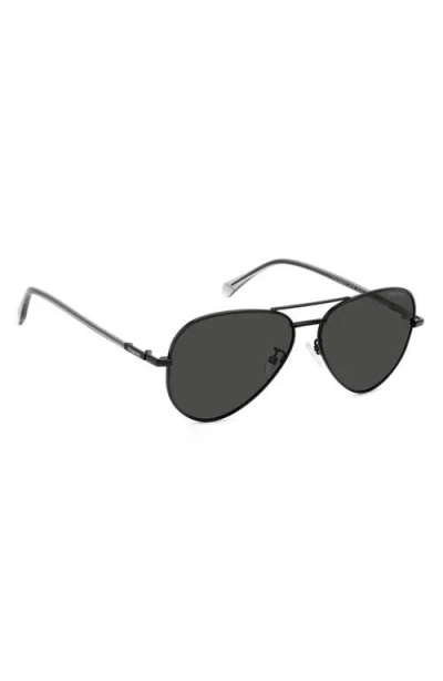 Polaroid 59mm Polarized Pilot Sunglasses