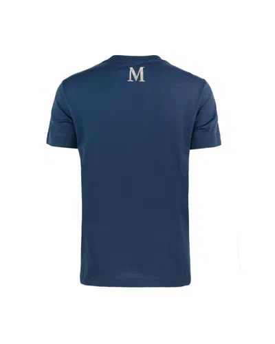 's Max Mara T-shirt Lusso In Jersey Blu