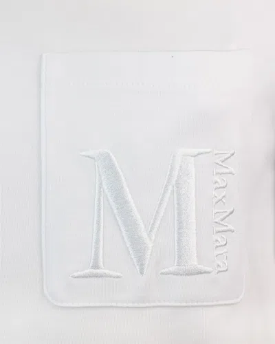 's Max Mara T-shirt Egidio In Maglia Bianca