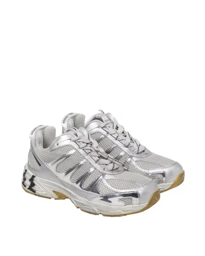 44 Label Group Silver Dragger Sneakers