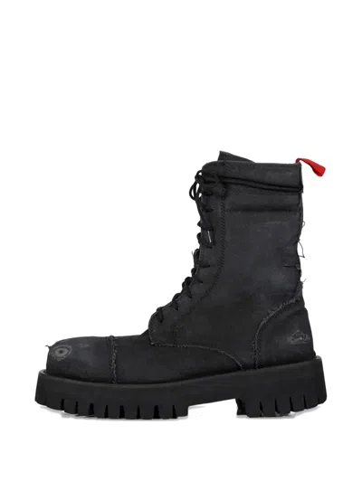 424 Distressed-effect Boots In Black