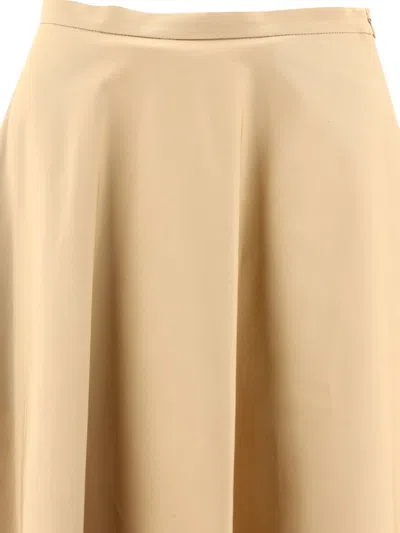 Fit A-line Midi Skirt