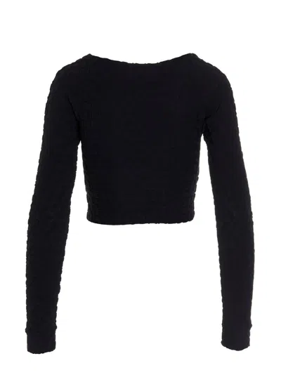 Sunnei Long-sleeved Blouse With Round Neck