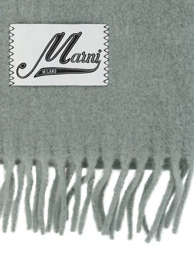 Marni Alpaca Scarf In Green