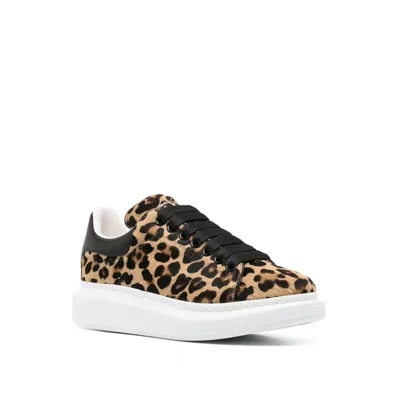 Alexander Mcqueen Leopard Print Oversize Sneakers
