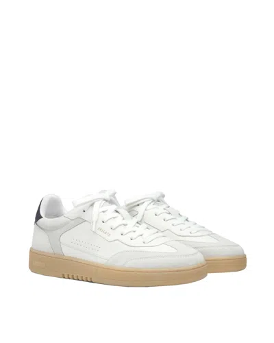 Axel Arigato White Leather And Suede Sneakers Dice T-toe With Recycled Materials