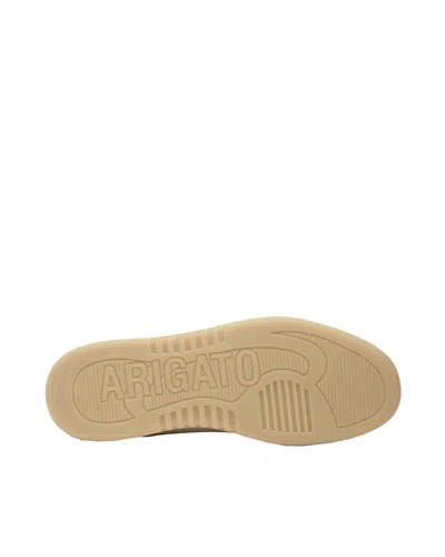 Axel Arigato White Leather And Suede Sneakers Dice T-toe With Recycled Materials