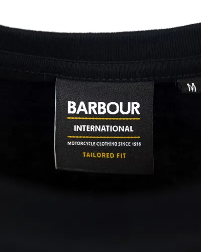 BARBOUR INTERNATIONAL BARBOUR INTERNATIONAL T SHIRT COLGROVE MOTOR NERO 