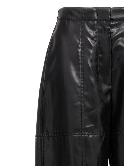 Jil Sander Black Coated Pants