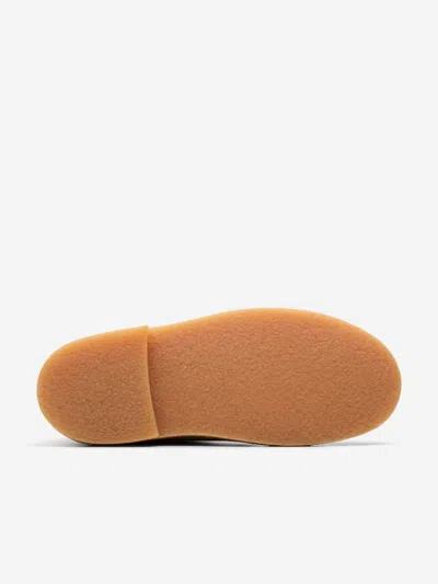 Clarks Kids Suede Desert Boots In Neutral