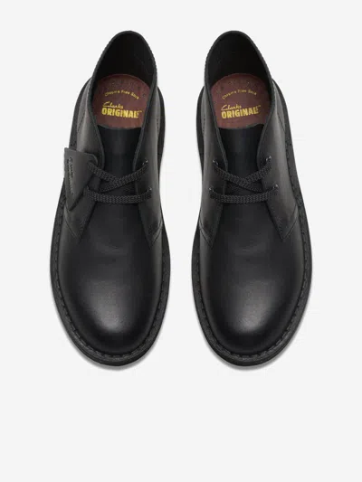Clarks Kids Leather Desert Boots In Multi