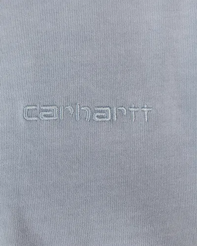 Carhartt Misty Sky Blue Cotton Duster Script T-shirt