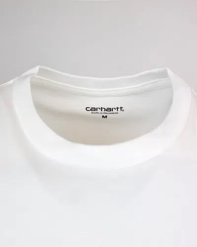 Carhartt Short Sleeve Chase T Shirt White Gold