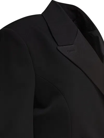 Givenchy Double-breasted Silk-blend Satin-trimmed Wool-twill Blazer