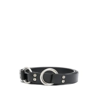 Ann Demeulemeester Adjustable Waist Belt In Black