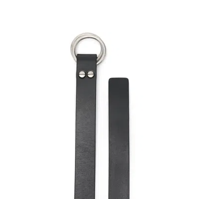 Ann Demeulemeester Adjustable Waist Belt In Black