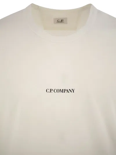 C.p. Company Logo T-shirt Short Sleeves