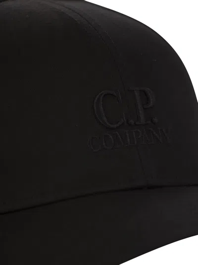 C.p. Company Midnight Blue Nylon Baseball Cap