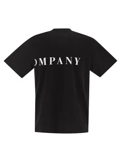 C.p. Company C.p.company T-shirt With Logo Print On Chest And Back