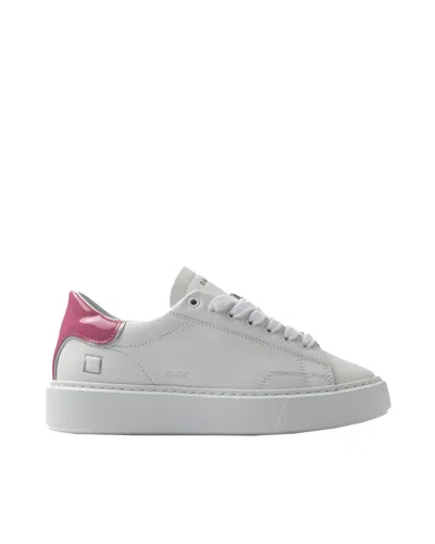 Date Sfera Calf Sneaker White/pink