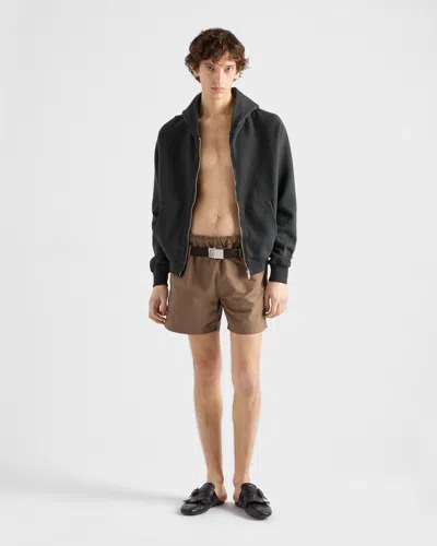 Prada Technical Fabric Swim Trunks