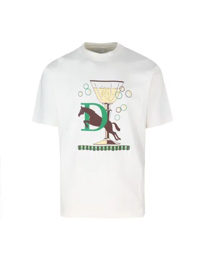 Drôle De Monsieur White Polo T-shirt