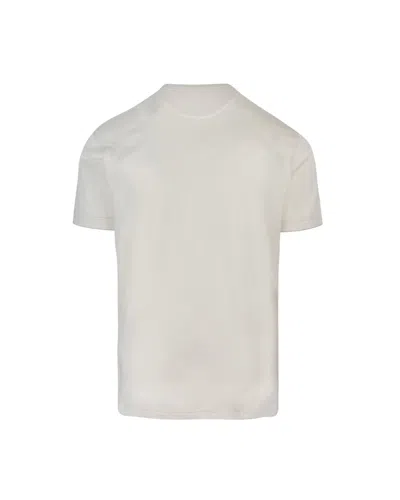 Eleventy Beige Crew Neck T-shirt
