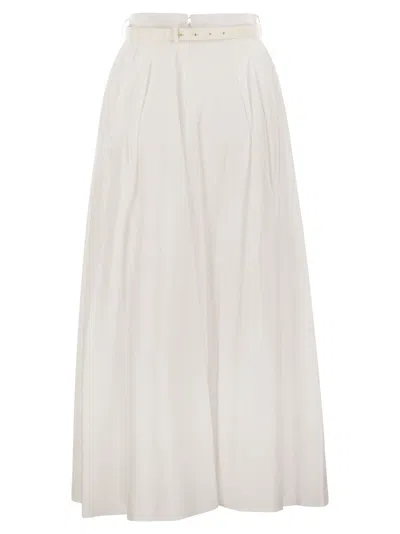 Elisabetta Franchi Flowing Satin Skirt