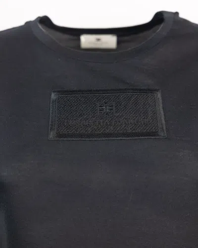 Elisabetta Franchi T-shirt In Jersey Con Ricamo